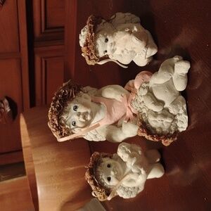 VTG 1994 Dreamcicles Tiny Dancer (4) Angel Figurines By Kristin Haynes